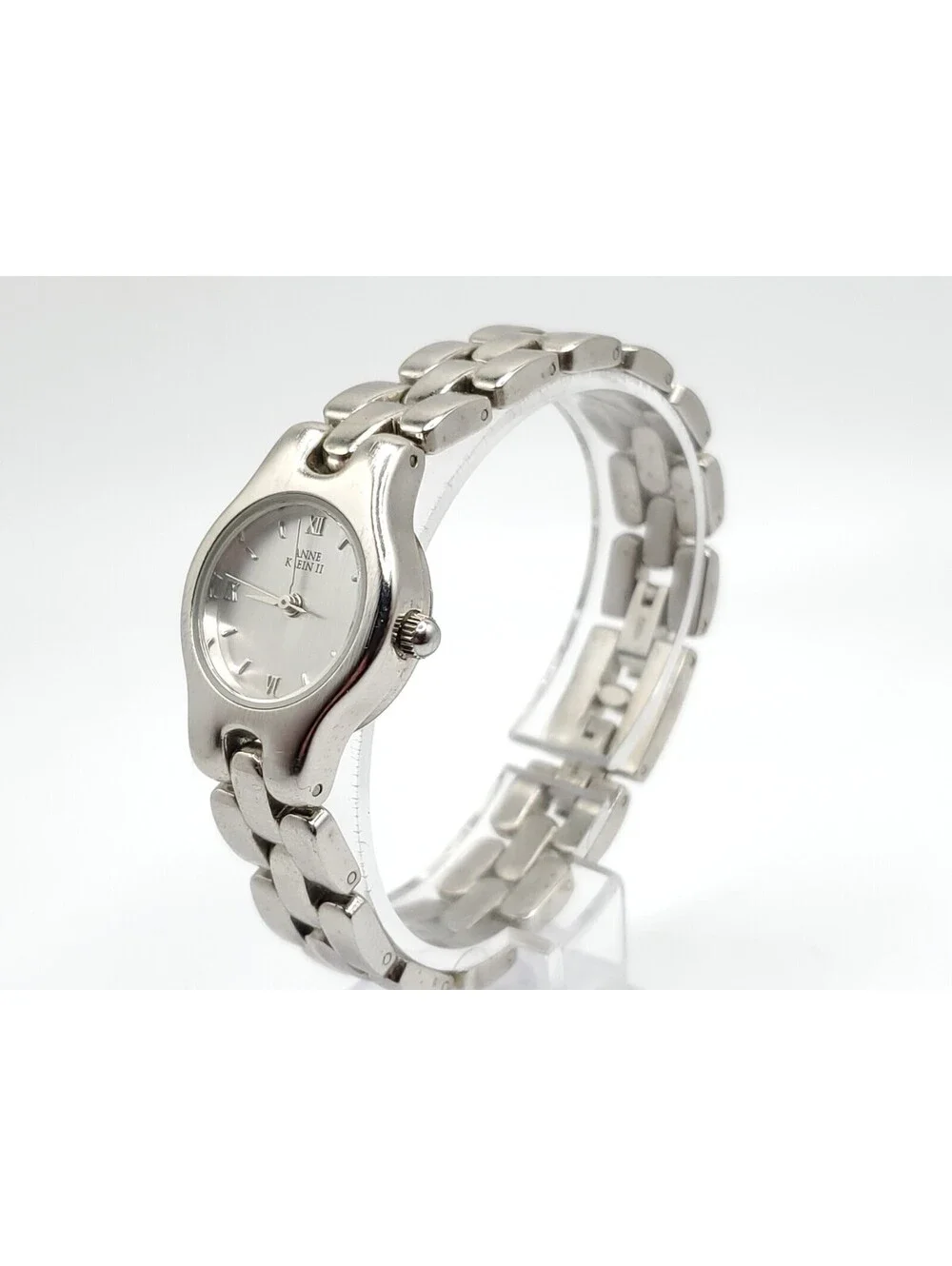 Anne Klein II Watch Womens New Battery Silver Tone 21mm